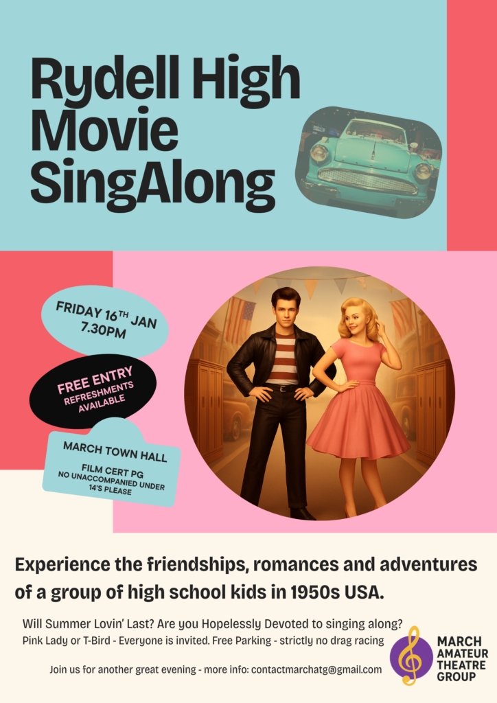 Poster showing 1950's High School Students